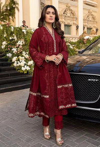 03-Piece chiffon Suit With Sequence Embroidery | Ready To Wear