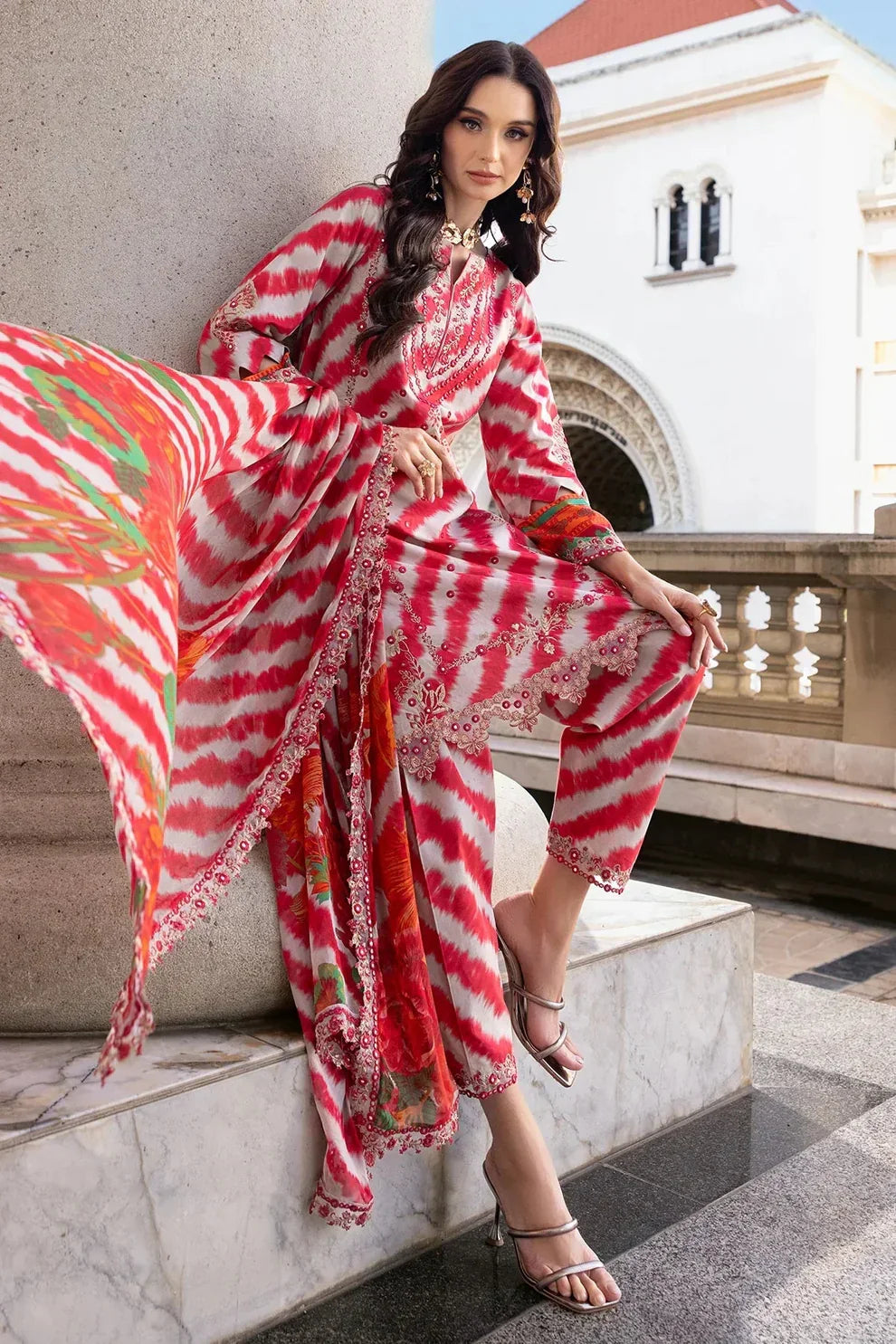 03-Piece Printed Lawn Suit | Ready To Wear