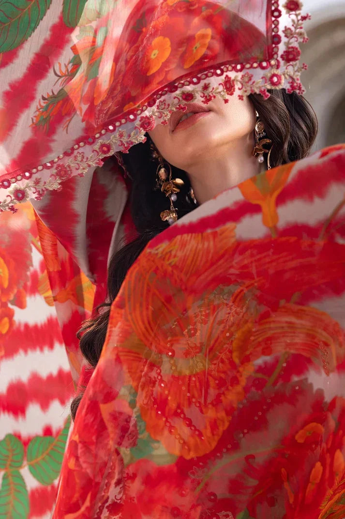 03-Piece Printed Lawn Suit | Ready To Wear