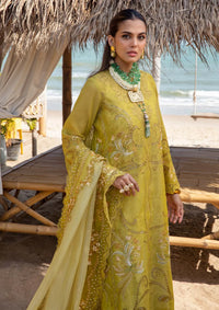 03-Piece Lawn Suit With Embroidery - Ready To Wear