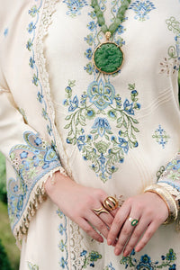 3 Piece Stitched Cotton Suit - Ready To Wear
