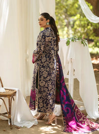 03-Piece Printed Lawn Suit With Embroidery - Ready To Wear