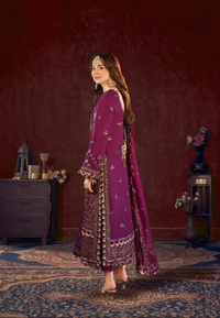 03-Piece Chiffon Suit With Heavy Embroidery - Ready To Wear