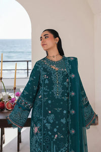 03-Piece Chikankari Suit With Embroidery - Ready To Wear