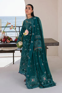 03-Piece Chikankari Suit With Embroidery - Ready To Wear