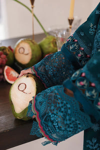 03-Piece Chikankari Suit With Embroidery - Ready To Wear
