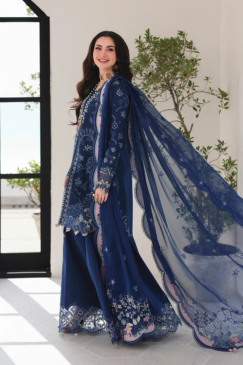 03-Piece Lawn Suit With Embroidery - Ready To Wear
