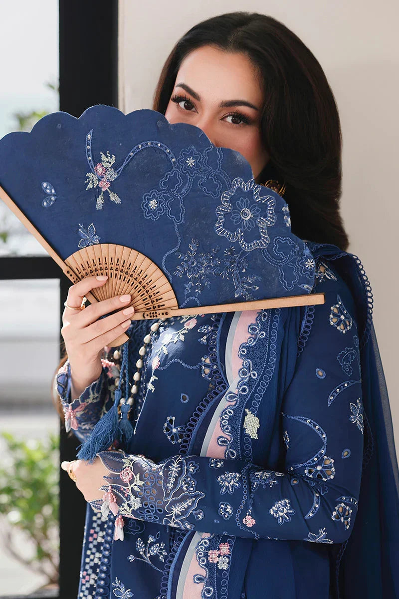 03-Piece Lawn Suit With Embroidery - Ready To Wear