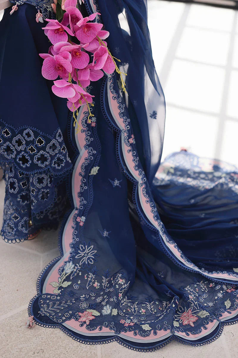 03-Piece Lawn Suit With Embroidery - Ready To Wear