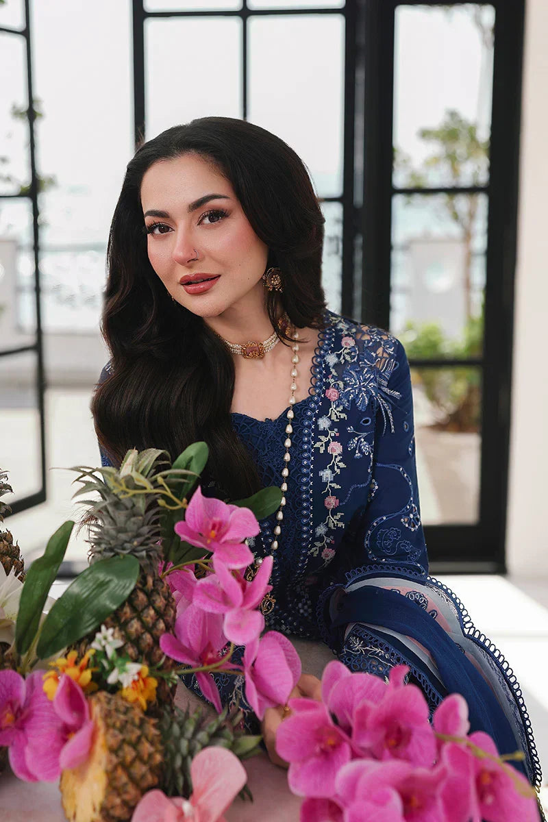 03-Piece Lawn Suit With Embroidery - Ready To Wear