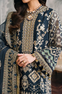 03-Piece Chiffon Suit With Heavy Embroidery - Ready To Wear