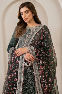 03-Piece Chiffon Suit With Heavy Embroidery - Ready To Wear