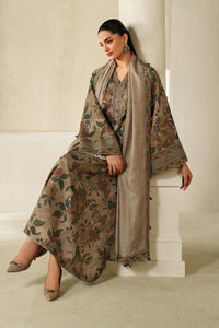 03-Piece Printed Lawn Suit with Embroidery - Ready To Wear