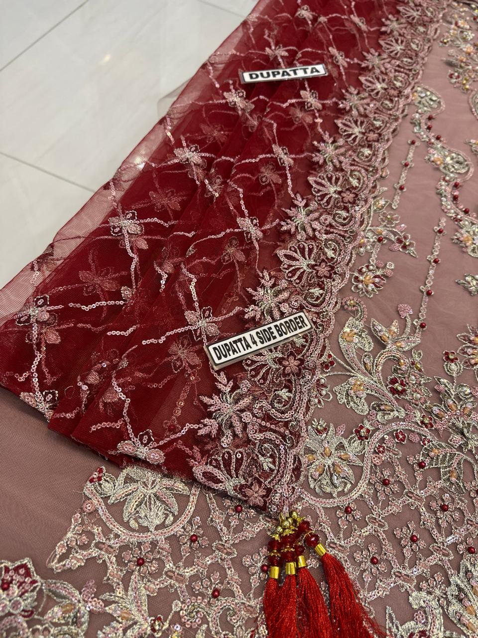 Designer Luxury Suit Net Ready To Wear