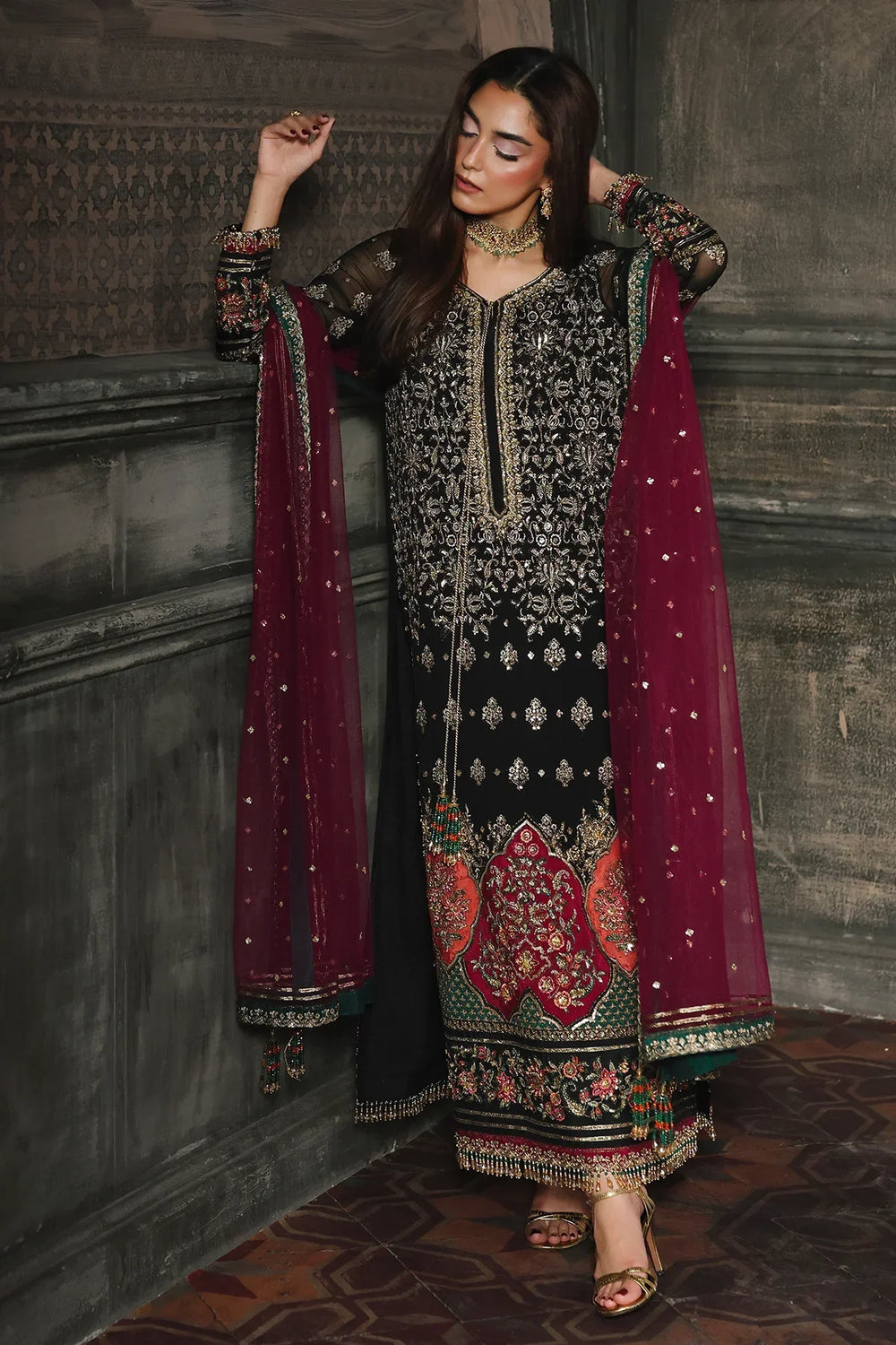 Designer Suit  4-PC  Luxury Collection Ready To Wear