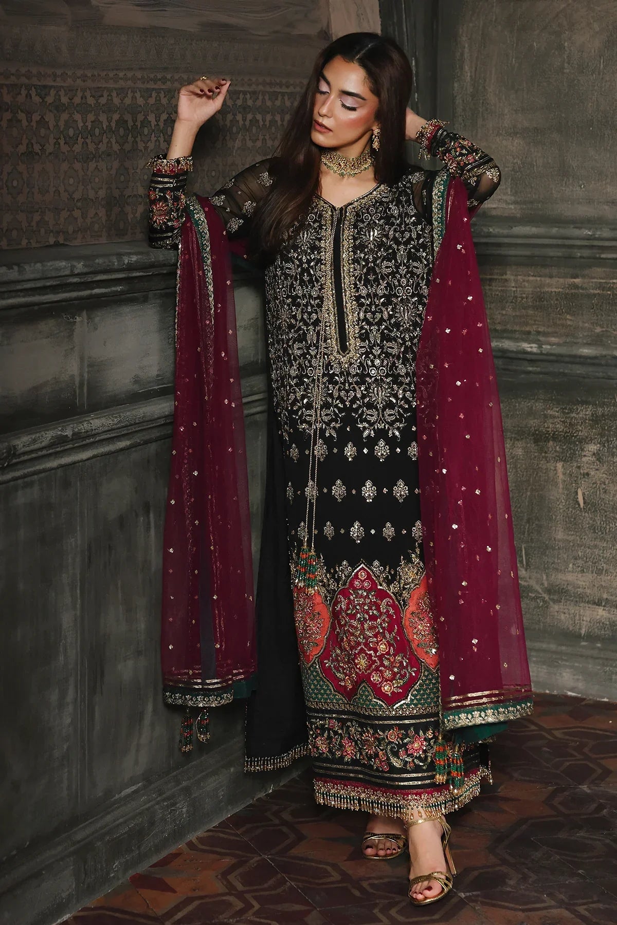 Designer Suit  4-PC  Luxury Collection Ready To Wear