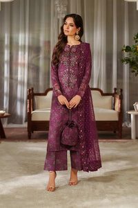 03-Piece Printed Lawn Suit With Embroidery - Ready To Wear