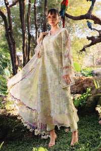 3-piece lawn suit embroidered, printed back and sleeves, and a printed chiffon dupatta Ready To Wear 