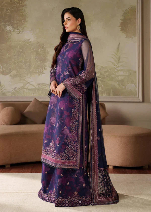 03-Piece Printed Lawn Suit With Embroidery - Ready To Wear
