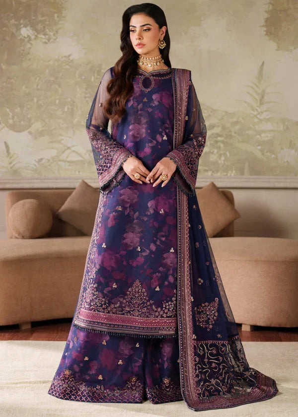 03-Piece Printed Lawn Suit With Embroidery - Ready To Wear