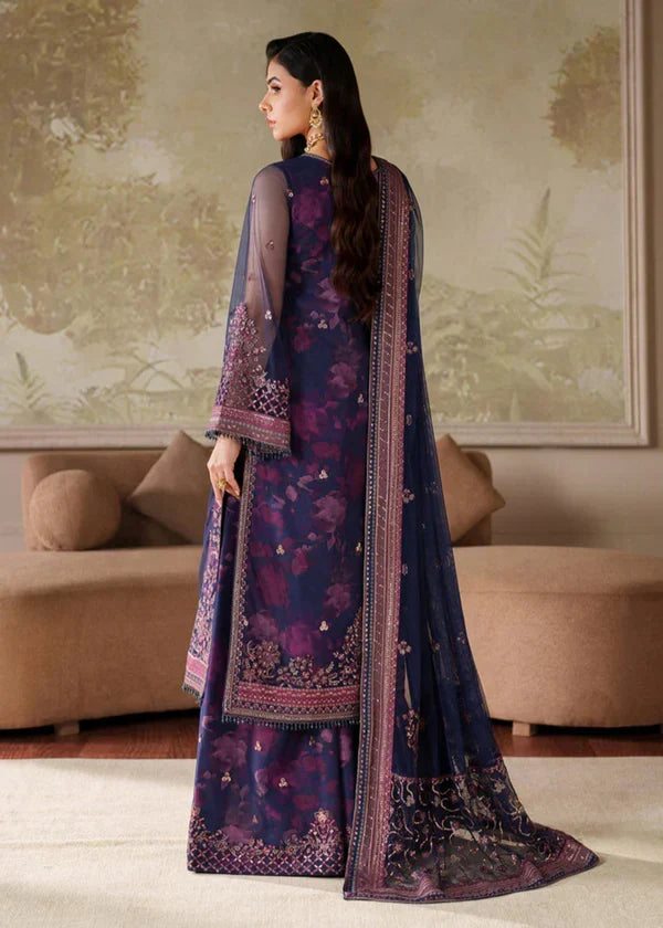 03-Piece Printed Lawn Suit With Embroidery - Ready To Wear