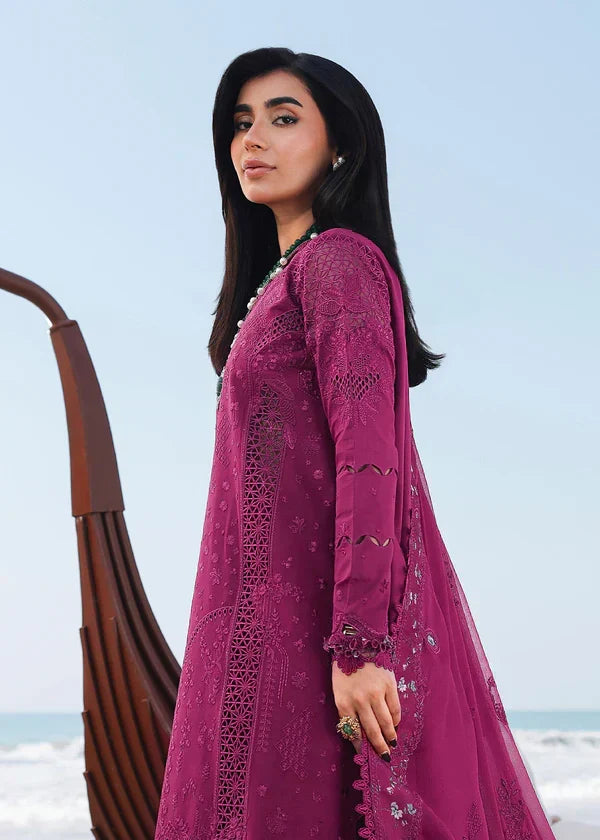 03-Piece Lawn Suit With Embroidery - Ready To Wear