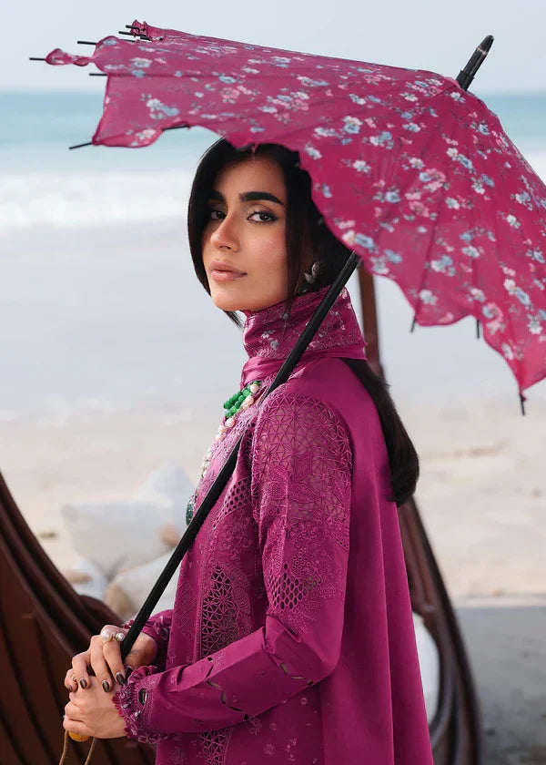 03-Piece Lawn Suit With Embroidery - Ready To Wear