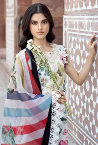 Ivory Blossom - 3 Piece Printed Lawn Suit | Ready To Wear