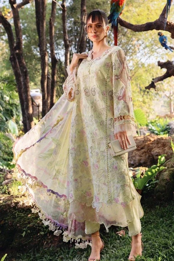 03-Piece Printed Lawn Suit - Ready To Wear