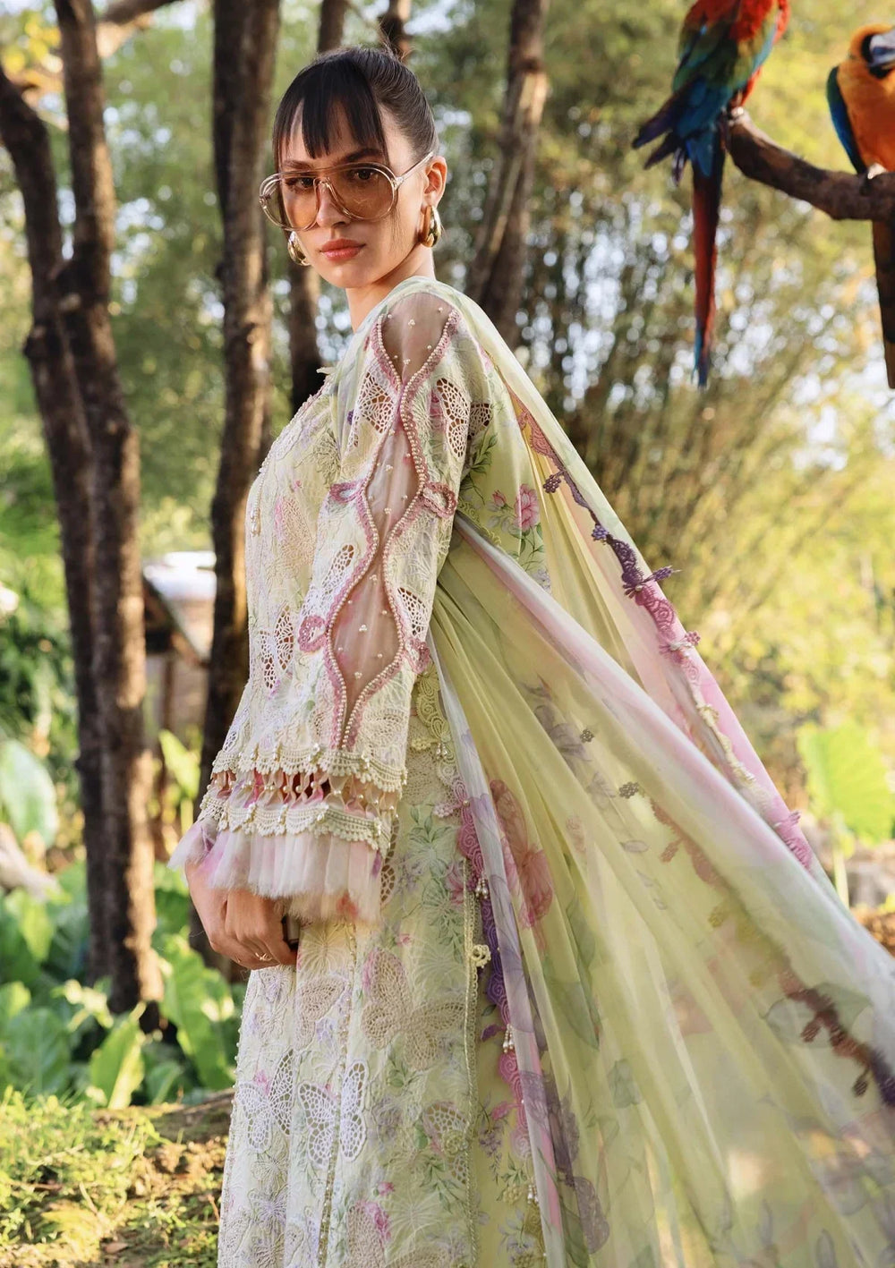03-Piece Printed Lawn Suit - Ready To Wear