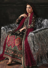 03-Piece Chiffon Suit With Embroidery - Ready To Wear