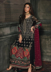 03-Piece Chiffon Suit With Embroidery - Ready To Wear