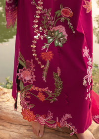 03-Piece Embroidered Lawn Suit With Organza Dupatta | Ready To Wear