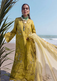 03-Piece Lawn Suit With Embroidery - Ready To Wear
