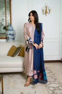 03-Piece Silk Suit With Embroidery | Ready To Wear