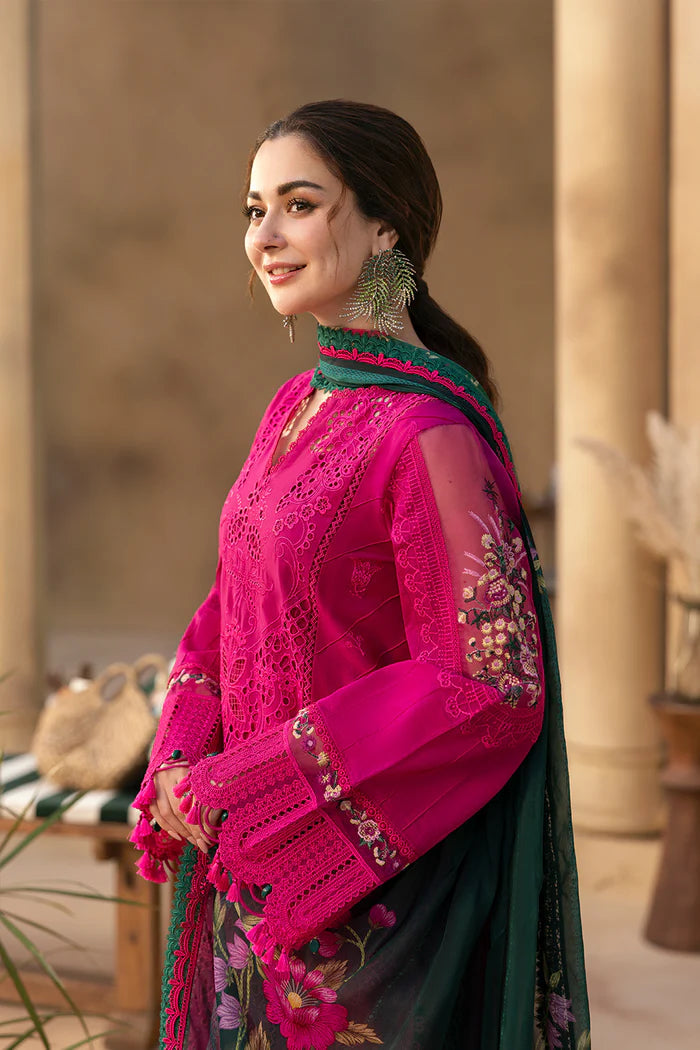 3 Piece Stitched Embroidered Chikankari Suit - Ready To Wear