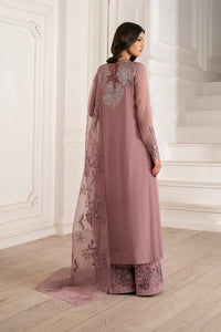 Mauve Elegance - Chiffon Suit With Organza Dupatta | Ready To Wear