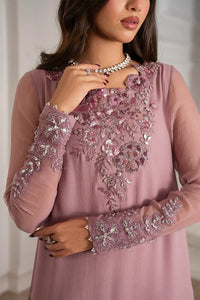 Mauve Elegance - Chiffon Suit With Organza Dupatta | Ready To Wear