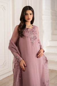 Mauve Elegance - Chiffon Suit With Organza Dupatta | Ready To Wear