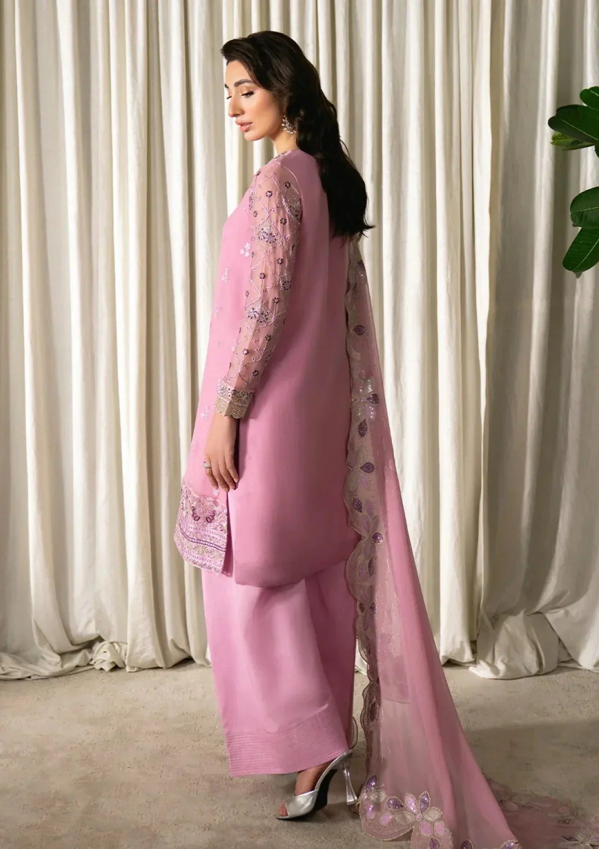 03-Piece Chiffon Suit - Ready To Wear