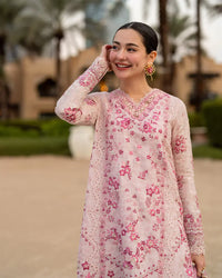 Blush Pink - Embroidered Lawn Suit | Read To Wear