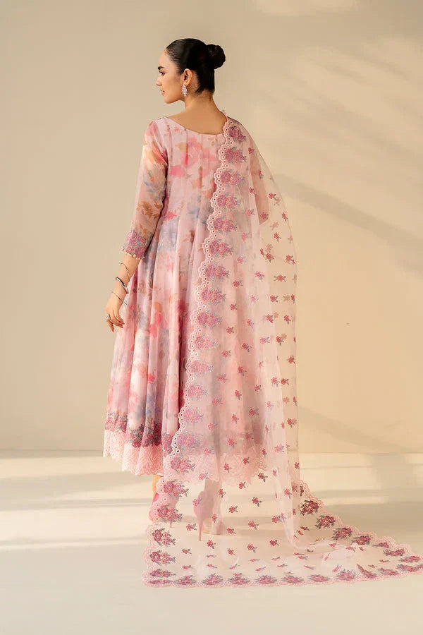03-Piece Lawn Suit With Embroidery - Ready To Wear