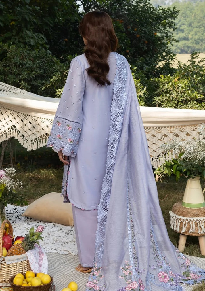 03-Piece Embroidered Lawn Suit With Jacquard Dupatta | Ready To Wear