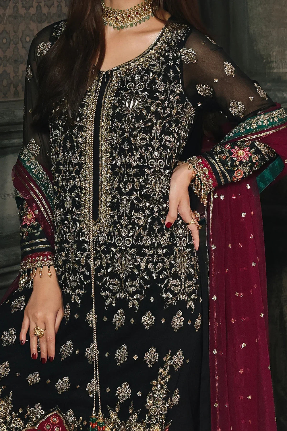 Designer Suit  4-PC  Luxury Collection Ready To Wear