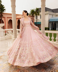 03-Piece Heavy Embroidered Net Maxi | Ready To Wear