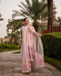 Blush Pink - Embroidered Lawn Suit | Read To Wear