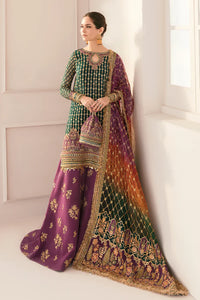 03-Piece Chiffon Suit With Heavy Embroidery - Ready To Work