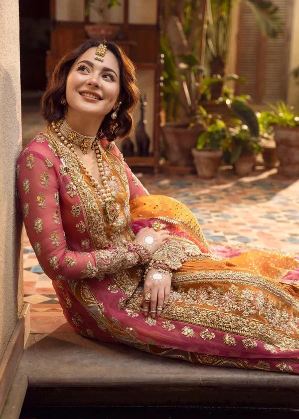 03-Piece Chiffon Suit With Sequence & Handwork - Ready to Wear