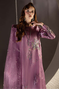 Dusty Mauve - Embroidered Chiffon Suit | Ready To Wear