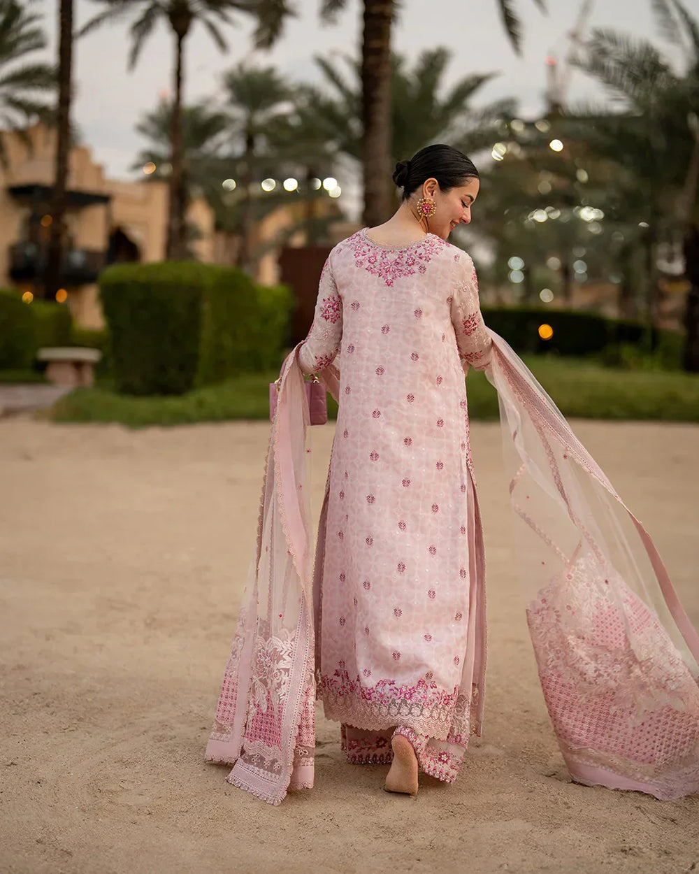 Blush Pink - Embroidered Lawn Suit | Read To Wear